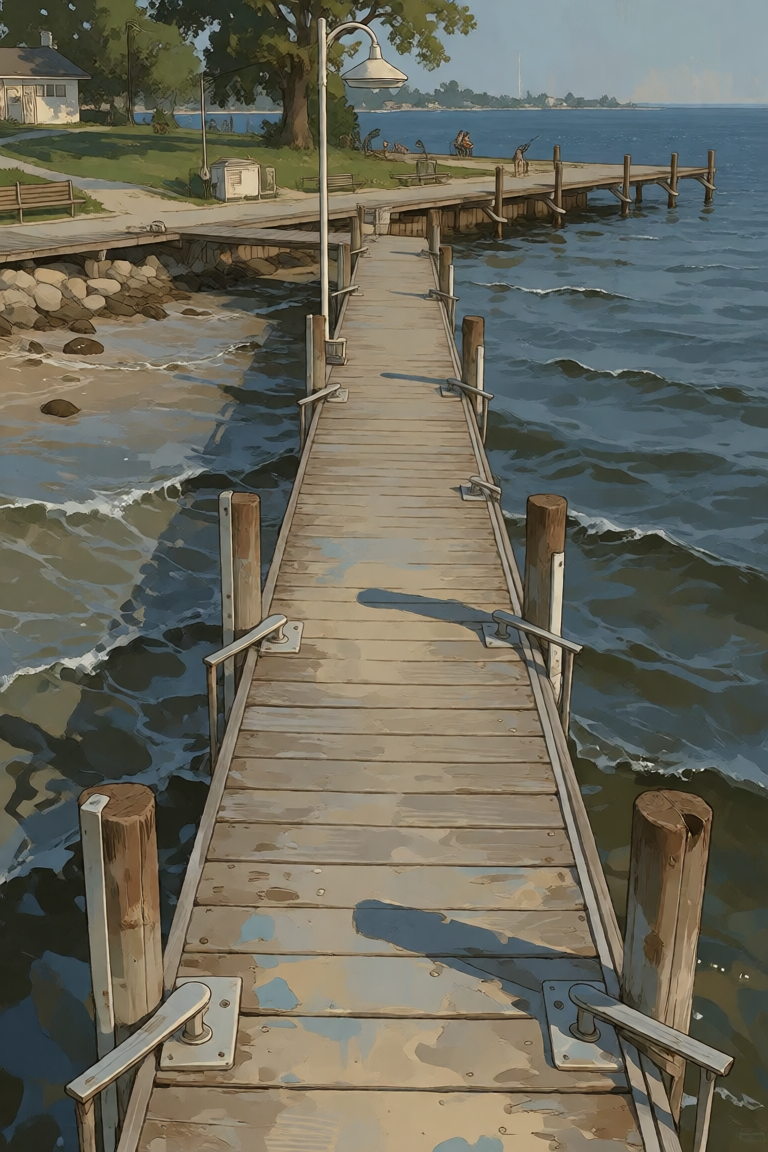 Dock on Anchor Bay