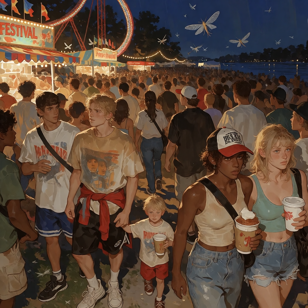 Festival crowd